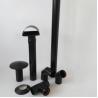 Buy cheap ISO9001 Pellet Stove Chimney Storm Collar Flat Black Powder Coating Surface from wholesalers