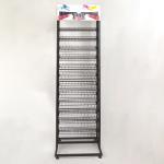 Nail Polish Display Floor Stand For Shop 12 Tiers Storage Racks