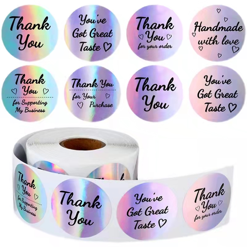 Cigarettes Holographic Seal Sticker Label CMYK Color for Consumer Electronics