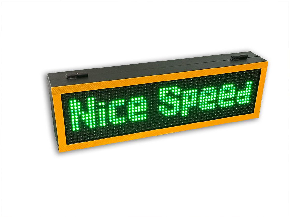 School Area Used Warning Radar Traffic Speed Sign With External Radar Module