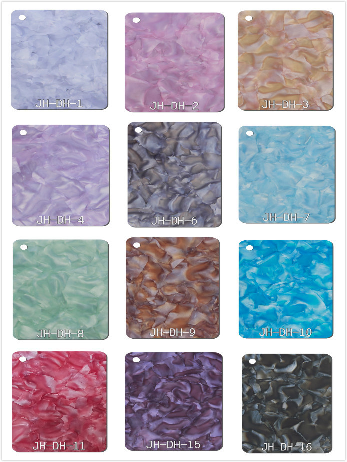 Red Pearl Acrylic Plastic Panel 1/8 Inch Custom Size Plexiglass Sheets 1.2g/cm3