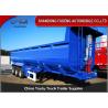 Buy cheap Stone Transport 6mm Side Wall 3 Axle Q345B Tipping Trailer from wholesalers