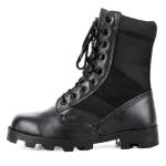 8 Inch 9 Inch Custom Military Boots Black Wear-Resistant Wicking Tactical Hiking