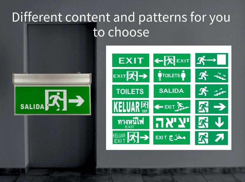 3W LED Emergency Exit Sign