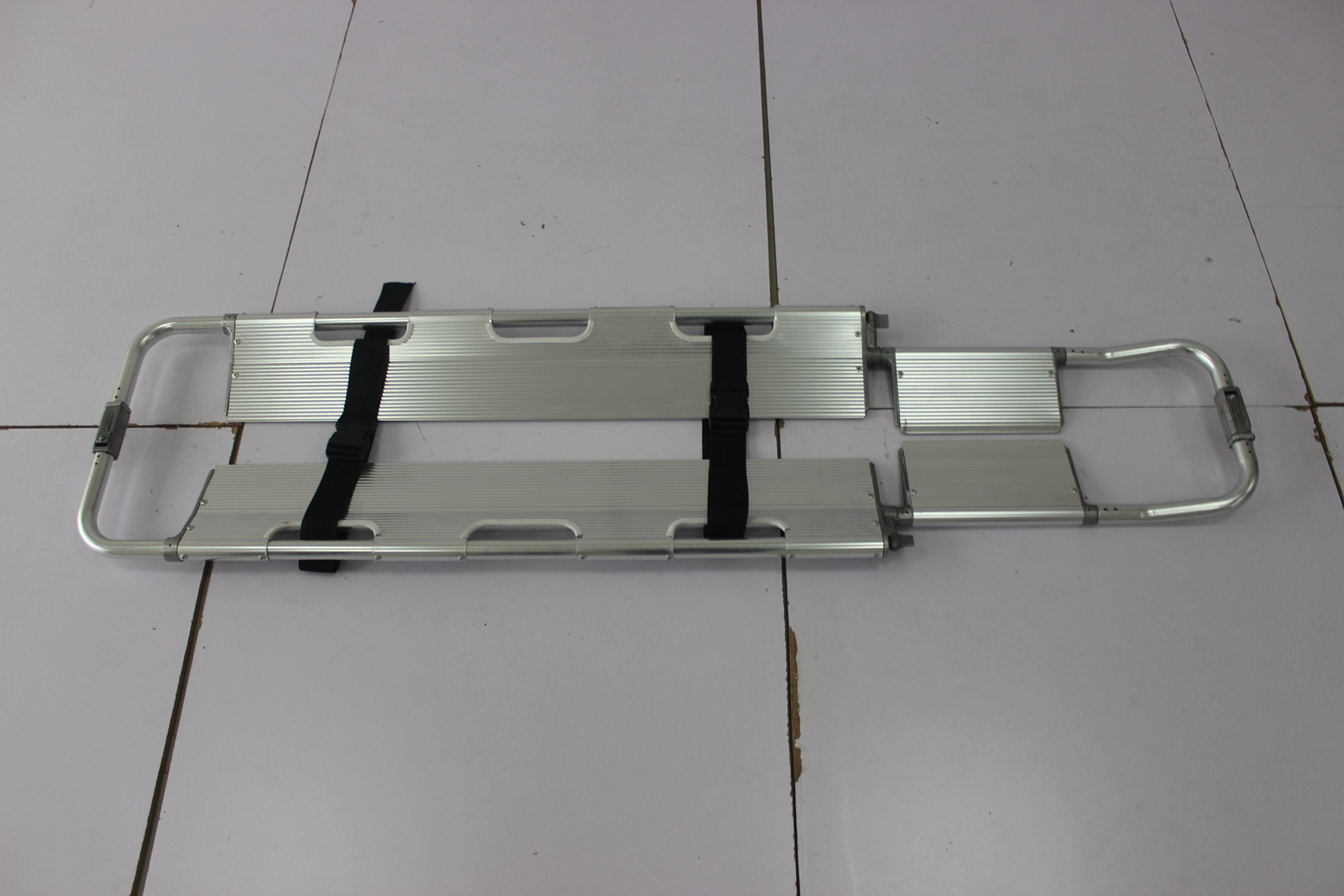 2100MM 44CM Ambulance Trolley Bed Aluminum Alloy Back Board Stretcher Lightweighted
