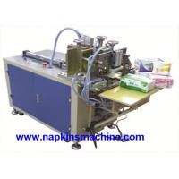 Buy cheap 15 Packs / Min Napkin Packing Machine , PLC Control Tissue Paper Packaging product