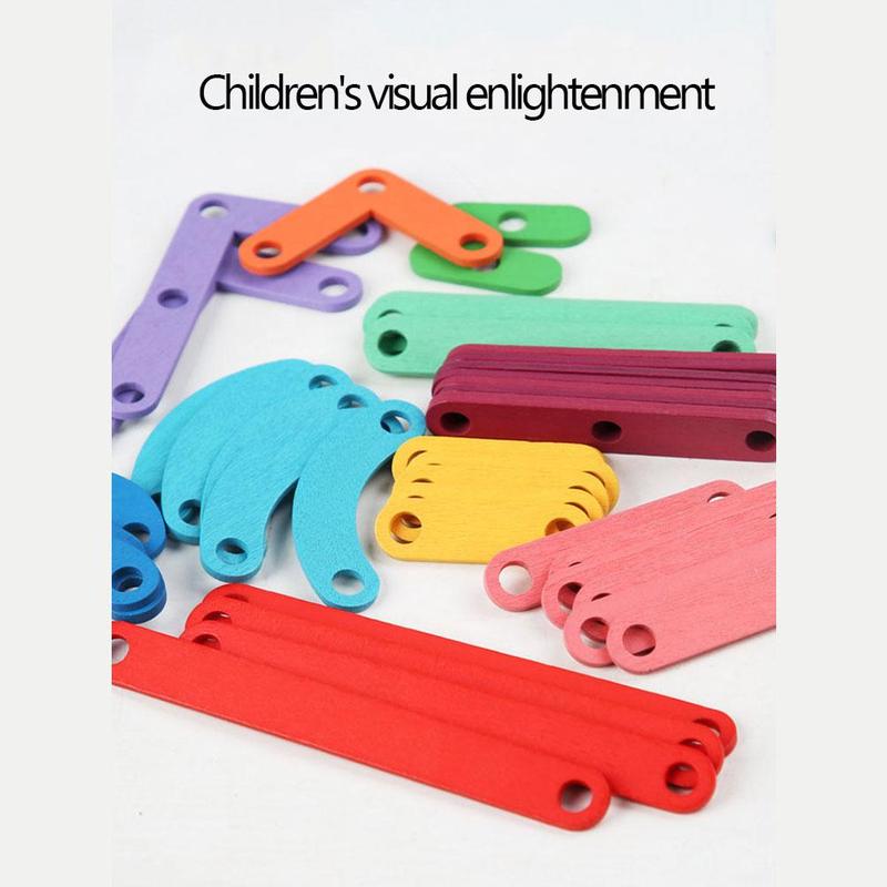 Nail Board Puzzle Montessori Geometric Wooden Early Toy Toy Jigsaw Board Game Child Education Educational Wood Education