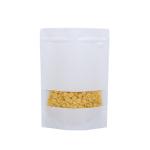 White Cylinder Printing Stand Up Kraft Paper Bag