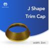Buy cheap Electronic Signs Jewelite Gold Channel Letter Trim Cap Materials from wholesalers