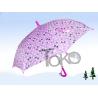 Buy cheap Little Girls Pink Kids Rain Umbrellas Auto Open Metal Frame With Flute Ribs from wholesalers