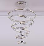 Luxury Crystal Living Room Chandelier Creative Ring Design Lobby Lamp(WH-NC-41)