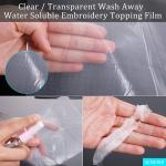 Custom PVA Water Soluble Film 150cm For Embroidery / Laundry Beads