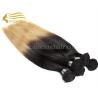 Buy cheap 22 Inch Brazilian Remy Human Hair Weft Extensions For Sale - 22" Straight Ombre Blonde Human Hair Weave for sale from wholesalers