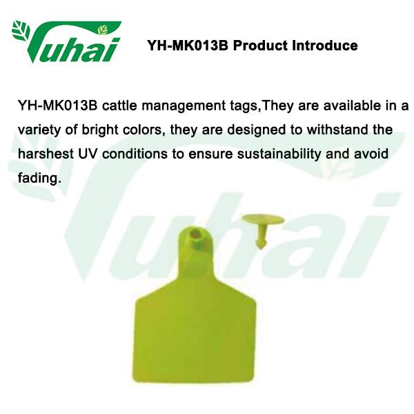 Buy cheap 7.5x6 Livestock Ear Tag Polyurthene Ear Tag Without Laser Printed For Pig Identification from wholesalers