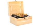 Handmade 6 Bottle Pine Personalised Wooden Wine Box Gift Packing With Hand Rope