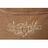 Buy cheap Ladies Sports Coats And Jackets Clothing Taupe Zip Up Fleece Jacket from wholesalers