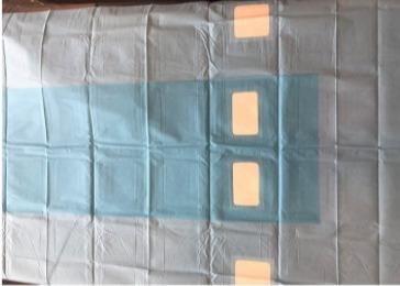Buy cheap Wood Pulp Disposable Protective Equipment Angio Drape Operating Room from wholesalers