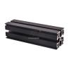 Buy cheap Aluminum T-slot extrusion aluminum profile black 6000 series T5 anodized from wholesalers