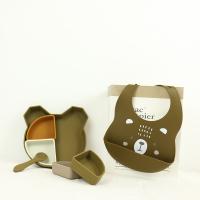 Buy cheap Printing Animal Pattern Silicone Baby Bib Waterproof Antibacterial product