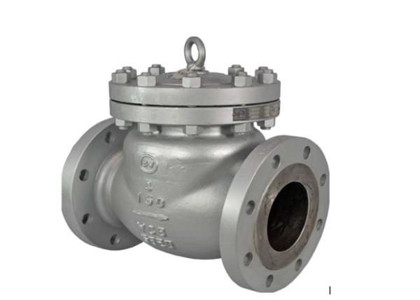 H44H Cast Steel Swing Check Valve Steam High Temperature One Way Flange Check