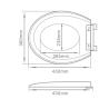 Buy cheap Toilet Seat Cover Soft Closing PP Plastic Different Hinge Available From Xiamen China from wholesalers