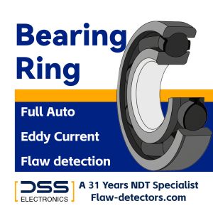 Fully Automated Bearing Ring Eddy Current Efficient Defect Inspection