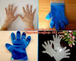 Wholesale gloves transparent plastic glove disposable clear pe medical glove