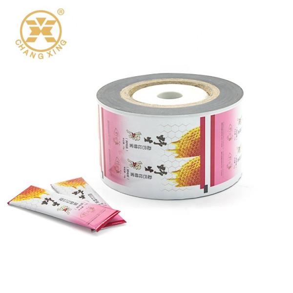 Buy cheap Automatic Plastic 10g 20g Food Packaging Film Roll For Honey Sauce Sachet from wholesalers