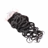 Buy cheap Natural Wave Human Hair Lace Closure / Lace Frontal Closure With Baby Hair product
