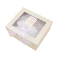 Buy cheap White Gift Set Box Transparent PVC Birthday Box With Silk product
