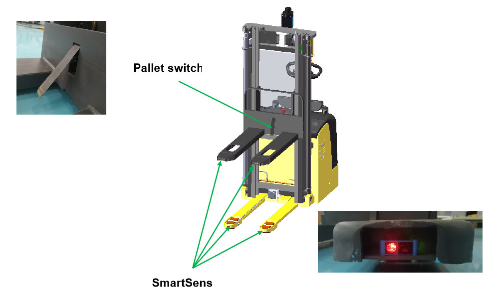 AGV Intelligent Driverless Warehouse Forklift Trucks Laser Guided 1.5 Ton 2 Ton Pallet Truck
