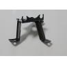 Buy cheap metal stamping parts, black coated steel stamping support bracket from wholesalers