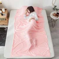 Buy cheap Solid Color Silk Sleeping Bag Liner , Collapsible Sleeping Bag Sheet Liner product