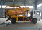 Vacuum Suction Sewer Cleaning Truck Vacuum Tank Truck Dual Axle DONGFENG 210hp