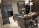 Kitchen Countertop Honed Black Quartz Heat Resistance Polished Surface