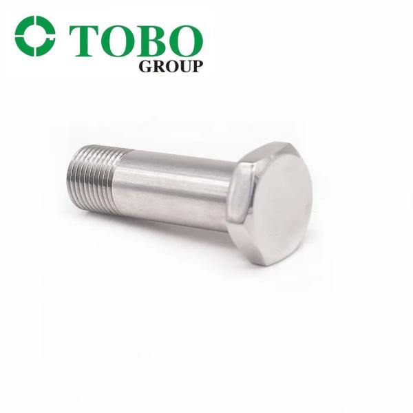 Buy cheap Custom JIS DIN Bolts Stainless Steel 316l / 304l Steel Half Thread Hex Bolt from wholesalers