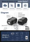 20000mAh Type C Port Car Jumper Battery Pack Power Station for All Your