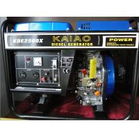Buy cheap Professional Open Frame 2kva Diesel Generator 3000rpm For Oil Field / Factory product