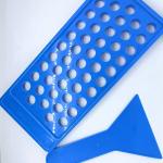 Cosmetic Spatula Lip Balm Filling Tray Tube holder 50 Holes