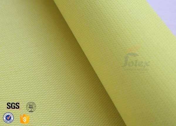 Buy cheap Yellow PU Fiberglass Cloth 530gsm 0.45mm Spark Welding Blanket Materials from wholesalers