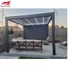 Buy cheap Motorized Waterproof Outdoor Garden Pergola 10" X 12" With Downpipe Size And RGB Light from wholesalers