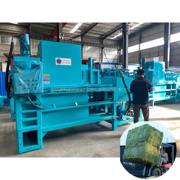 Combined Silage Baler Wrapper Machine for Hydraulic Straw Alfalfa Cotton Seeds Packing Bagging