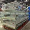 Buy cheap Hot Galvanizing Poultry Farm Cage , 3 / 4 Tiers Chicken Steel Cage For Layers Chickens from wholesalers