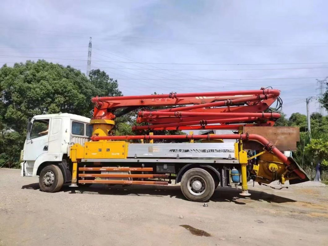 2014 Sy 25m Concrete Boom Pump Machine Equipment Used Concrete Pump Truck