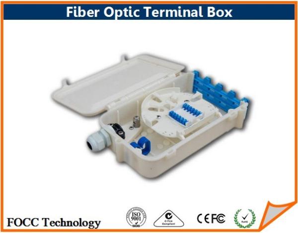 Buy cheap Wall Mounted 12 Core Fiber Optic Terminal Box For Optical Splitter Module from wholesalers