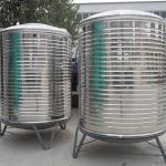 Beverage Stainless Steel Water Tank , Heating Insulated Cylindrical Water Tank