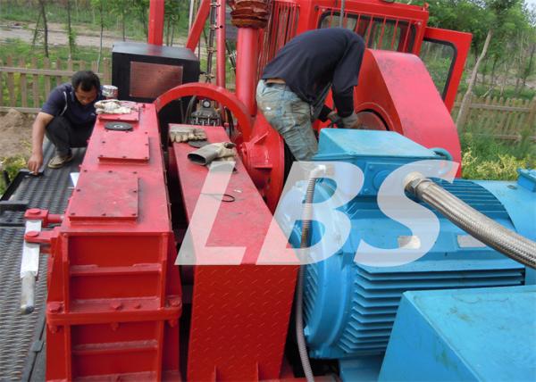 Buy cheap Red Mobile Oil Rig Drawworks , 50 Ton Hydraulic Winch For Oil And Gas Well from wholesalers