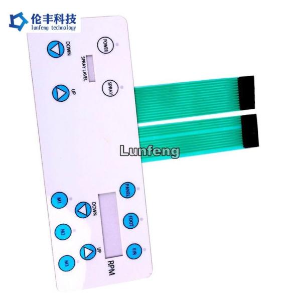 Buy cheap Industrial Grade Waterproof Membrane Keypad with 1 Million Times Key Life and Consumption from wholesalers