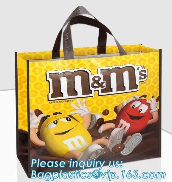 Fast Delivery Custom Printed Your Own Brand Laminated Non Woven Bag, round