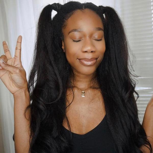 Buy cheap Yaki Kinky Curly Hair Bundles Women 100 Human Hair Extensions Non Chemical from wholesalers